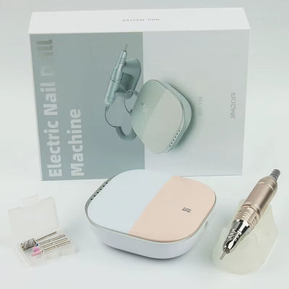 High Quality Electric Nail Drill Machine 35000 RPM Electric File HD Display Metal Manicure Pen Professional Nail Lathe Sander
