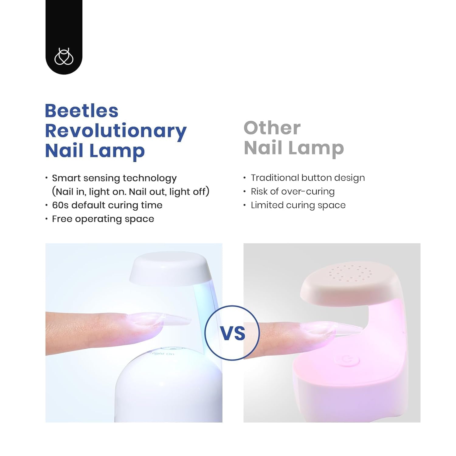 Beetles Soft Gel Nail Kit, 240 Coffin Tips UV Lamp & Glue Gel Gift Set for Women